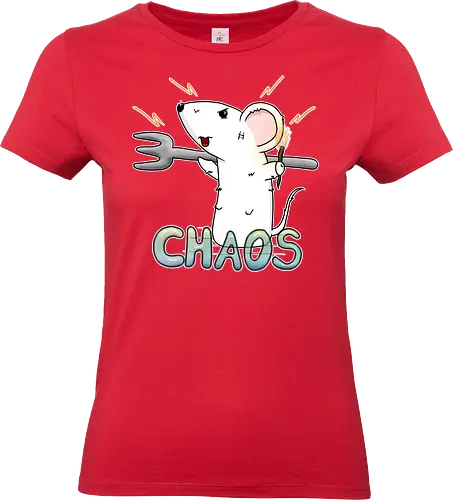 Chaos - chaos, lustig, rebellisch, anarchie, humorvoll, ironie, statement, comic, minimalistisch, handgezeichnet, originell, selbstironie, witzig, revoltieren, angriff, unordnung, provokant, satire, chillen, geschenk, cool, trend - Standard T-Shirt (Women)