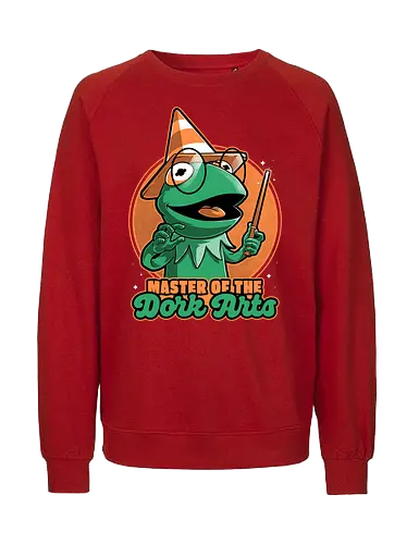 Dark Magic Frog  - puppet, animal, dark, occult, occultism, magic, magical, magician, cute, puppets, nerd, geek, fun, funny, frog - Fairtrade Sweatshirt