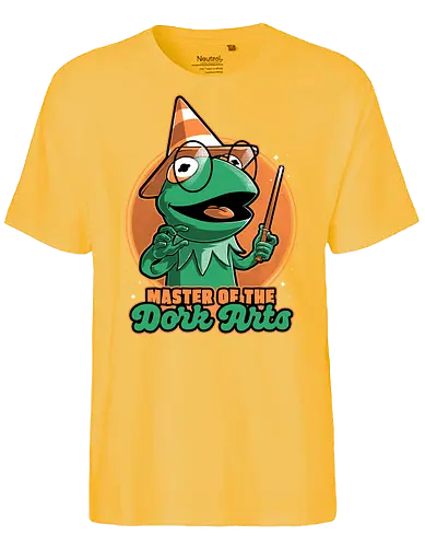 Dark Magic Frog  - puppet, animal, dark, occult, occultism, magic, magical, magician, cute, puppets, nerd, geek, fun, funny, frog - Fairtrade T-Shirt
