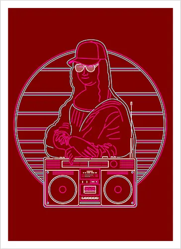 Retro Mona Lisa