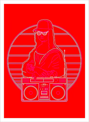 Retro Mona Lisa