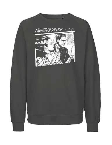 Monster Youth - frankenstein, retro, halloween, monster, demonigote, youth, parody - Fairtrade Sweatshirt