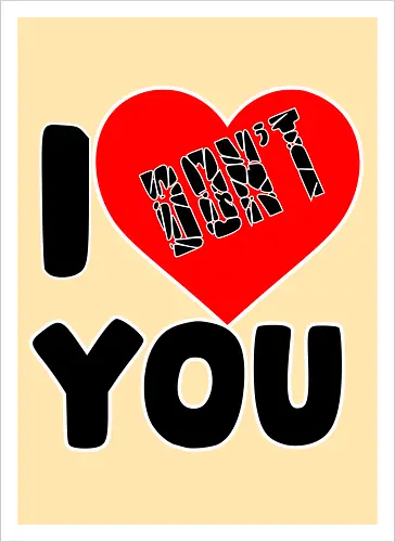 I Don't Love You (Ich liebe dich nicht)