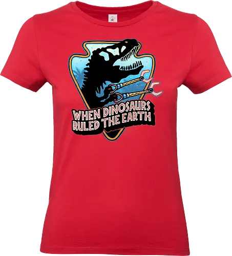 When Dinosaurs Ruled the Earth - Movie, film, dinosaur, adventure, dinosaurs, sci-fi, science fiction, action - Standard T-Shirt (Women)