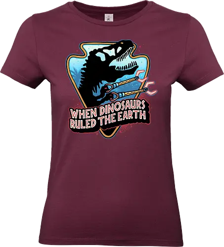 When Dinosaurs Ruled the Earth - Movie, film, dinosaur, adventure, dinosaurs, sci-fi, science fiction, action - Standard T-Shirt (Women)