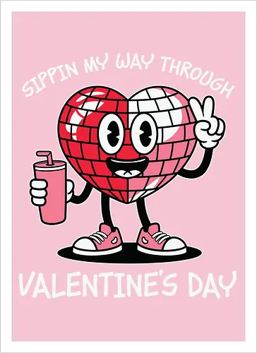 Sipping my way through Valentine's Day. 