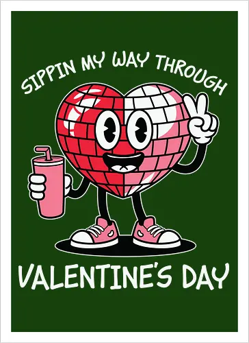 Sipping my way through Valentine's Day. 