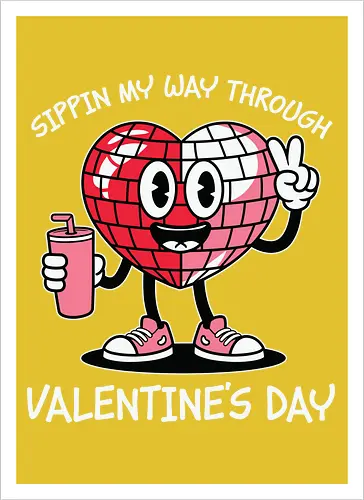 Sipping my way through Valentine's Day. 
