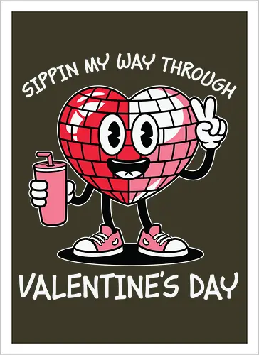 Sipping my way through Valentine's Day. 