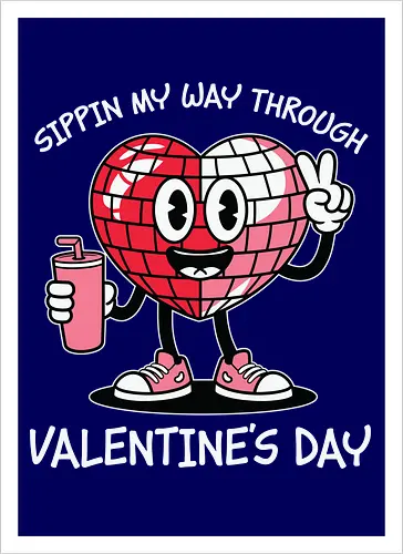 Sipping my way through Valentine's Day. 