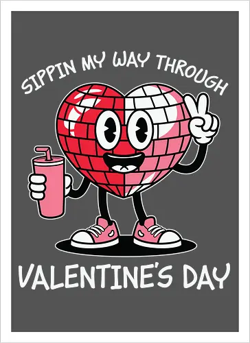 Sipping my way through Valentine's Day. 