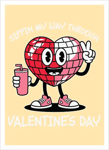 Sipping my way through Valentine's Day. 