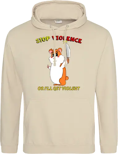 Stop Violence Hamster (Stoppt Gewalt Hamster)