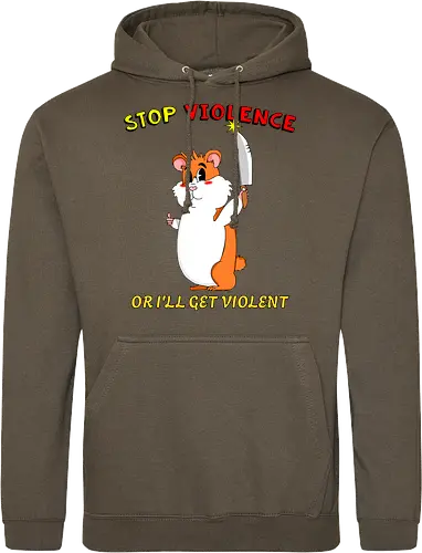 Stop Violence Hamster (Stoppt Gewalt Hamster)