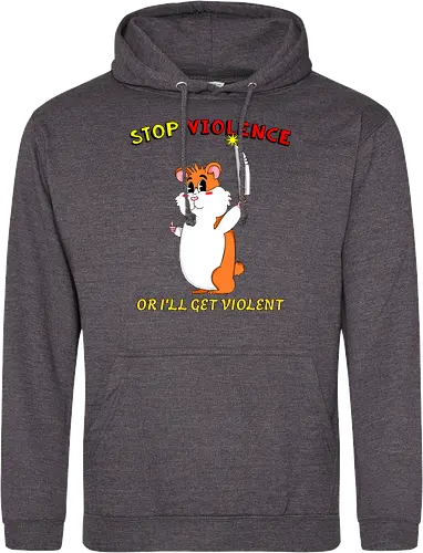 Stop Violence Hamster (Stoppt Gewalt Hamster)
