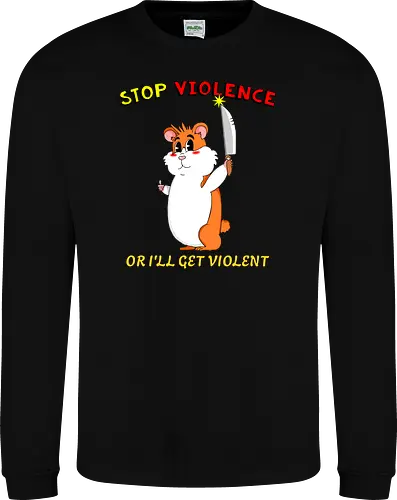 Stop Violence Hamster (Stoppt Gewalt Hamster)