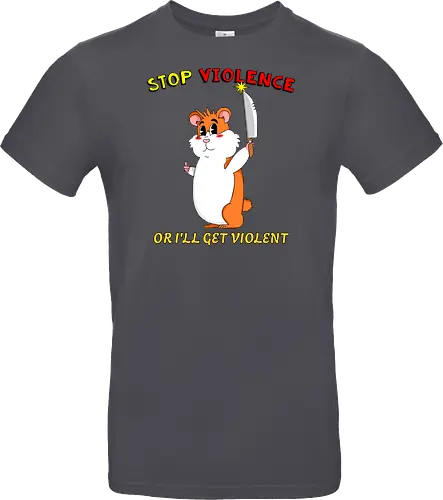Stop Violence Hamster (Stoppt Gewalt Hamster)