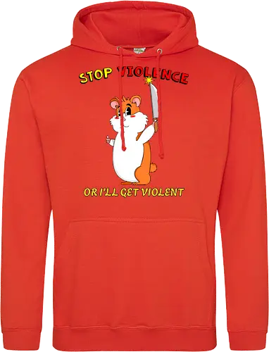 Stop Violence Hamster (Stoppt Gewalt Hamster)