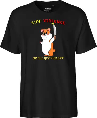 Stop Violence Hamster (Stoppt Gewalt Hamster)