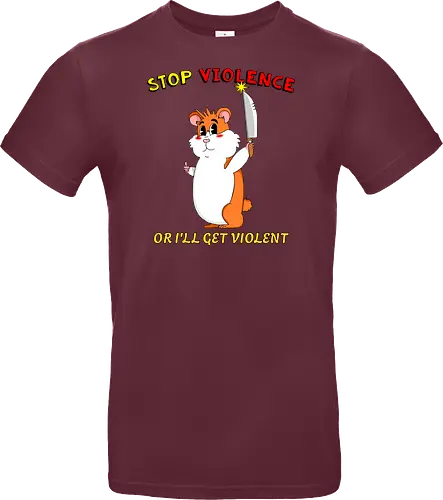 Stop Violence Hamster (Stoppt Gewalt Hamster)