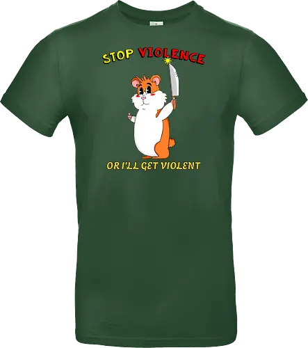 Stop Violence Hamster (Stoppt Gewalt Hamster)