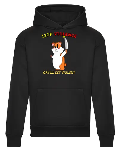 Stop Violence Hamster (Stoppt Gewalt Hamster)