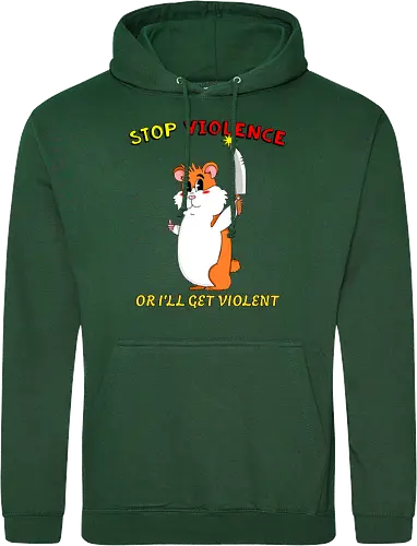 Stop Violence Hamster (Stoppt Gewalt Hamster)
