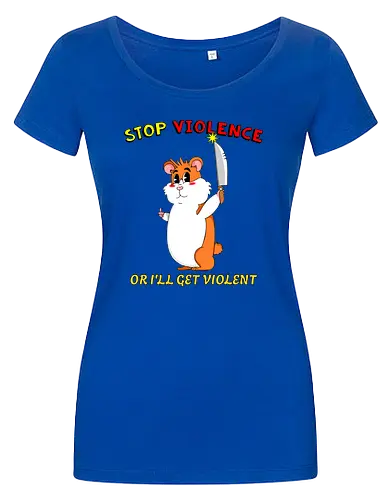 Stop Violence Hamster (Stoppt Gewalt Hamster)