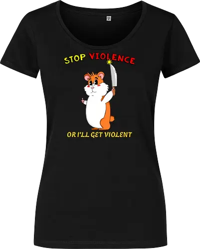 Stop Violence Hamster (Stoppt Gewalt Hamster)