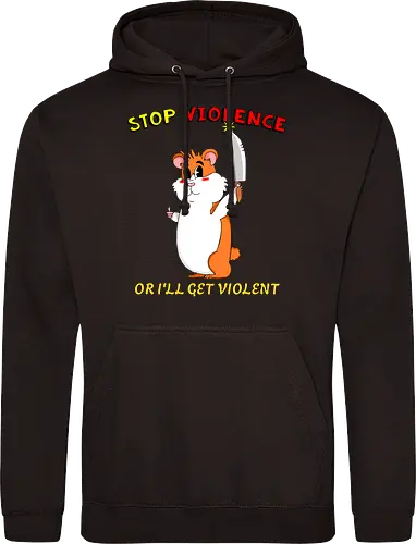 Stop Violence Hamster (Stoppt Gewalt Hamster)