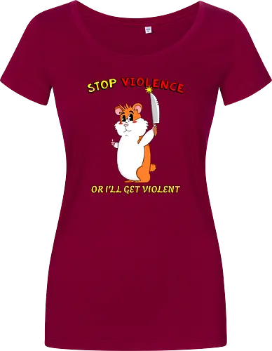 Stop Violence Hamster (Stoppt Gewalt Hamster)