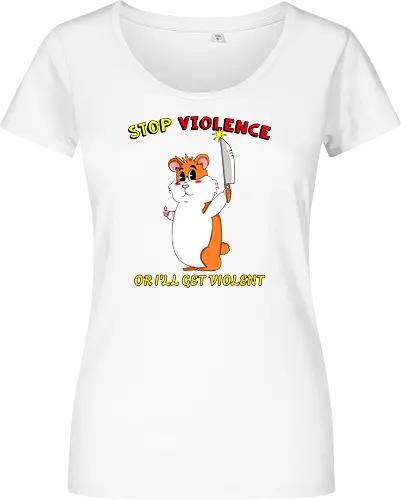 Stop Violence Hamster (Stoppt Gewalt Hamster)