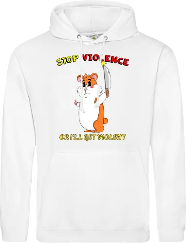 Stop Violence Hamster (Stoppt Gewalt Hamster)
