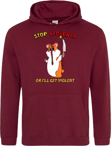 Stop Violence Hamster (Stoppt Gewalt Hamster)