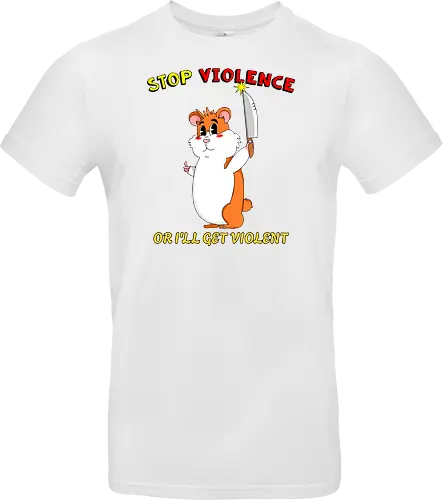 Stop Violence Hamster (Stoppt Gewalt Hamster)