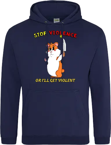 Stop Violence Hamster (Stoppt Gewalt Hamster)