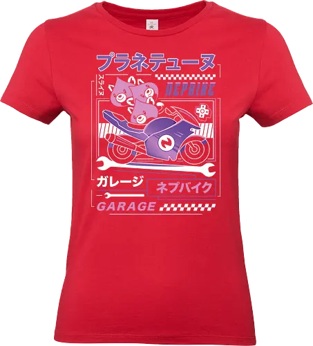 Planeptune Garage Aesthetic - hyperdimension, neptunia, purple heart, megadimension, superdimension, 4 goddesses online, nep nep, super neptunia rpg, neptune, video game, gaming, dogoo, neptunia vii, top nep, nepgear, nepnep - Standard T-Shirt (Women)