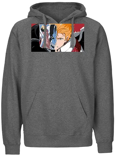 Half Hollow - anime, manga, ichigo, hollow, shinigami - Fairtrade Hoodie