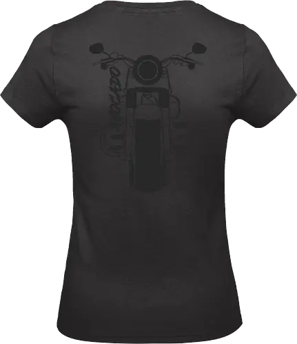 Harley Davidson Fat Boy Luca Schwarz - Saisonstart2025, motorrad, bike, biker, Bremen, Niedersachsen, Oldenburg, Leer, Norden, Emsland, Cloppenburg - Standard T-Shirt (Women)