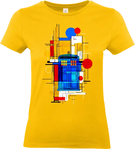 Constructivist blue box - Doctor, dr who, whovian, tardis, scifi, tv show, pop culture, cult tv - Standard T-Shirt (Women)