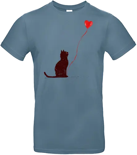 Love predator - cat, love, heart, banksy, street art, valentine, love is love - Standard T-Shirt