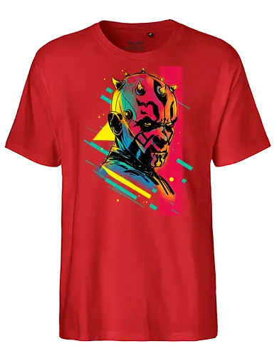 The synth - scifi, Space Opera, syth, dark side, synthwave, retro, vintage - Fairtrade T-Shirt