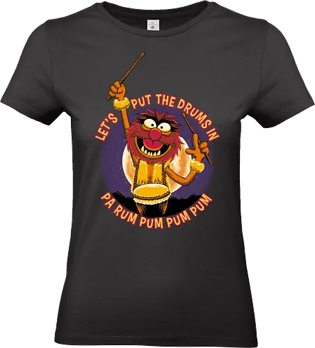 Animal Drummer Boy - Animal, puppet, Drummer, Mayhem - Standard T-Shirt (Women)