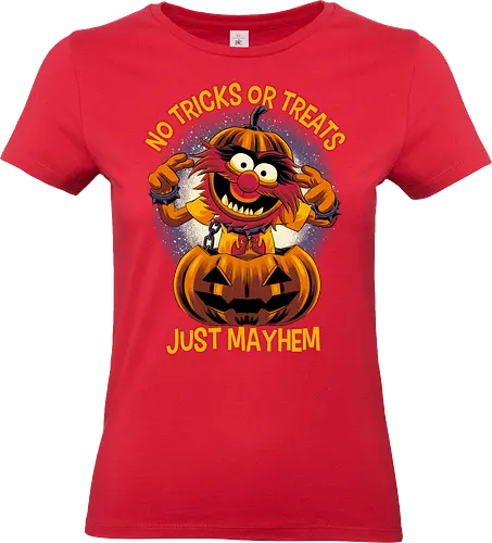 No Tricks or Treats - Animal, puppet, Drummer, Mayhem - Standard T-Shirt (Women)