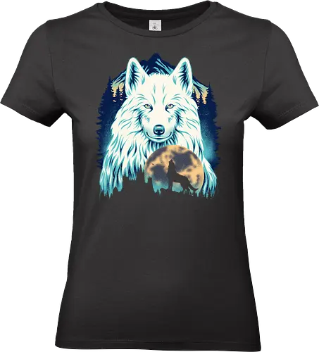 Snow Wolf - Wolf, Snow, Winter - Standard T-Shirt (Women)