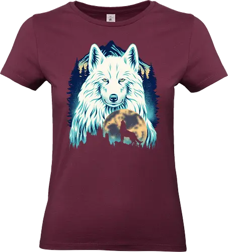 Snow Wolf - Wolf, Snow, Winter - Standard T-Shirt (Women)