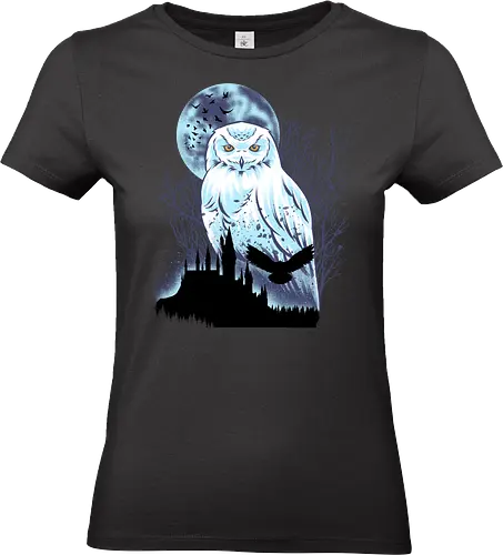 Snowy Owl - Snow, Owl, Winter, Bird - Standard T-Shirt (Women)