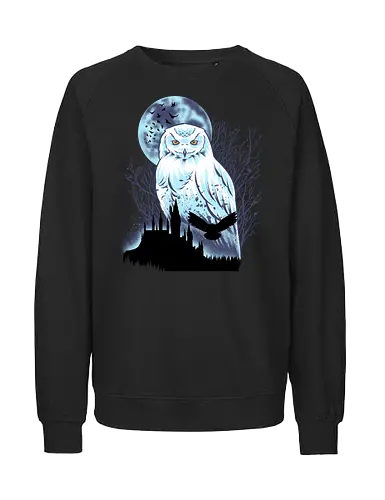 Snowy Owl - Snow, Owl, Winter, Bird - Fairtrade Sweatshirt