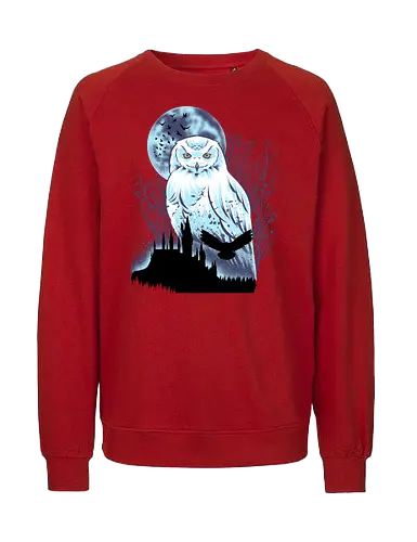 Snowy Owl - Snow, Owl, Winter, Bird - Fairtrade Sweatshirt