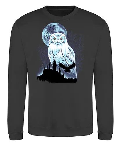 Snowy Owl - Snow, Owl, Winter, Bird - Sweatshirt